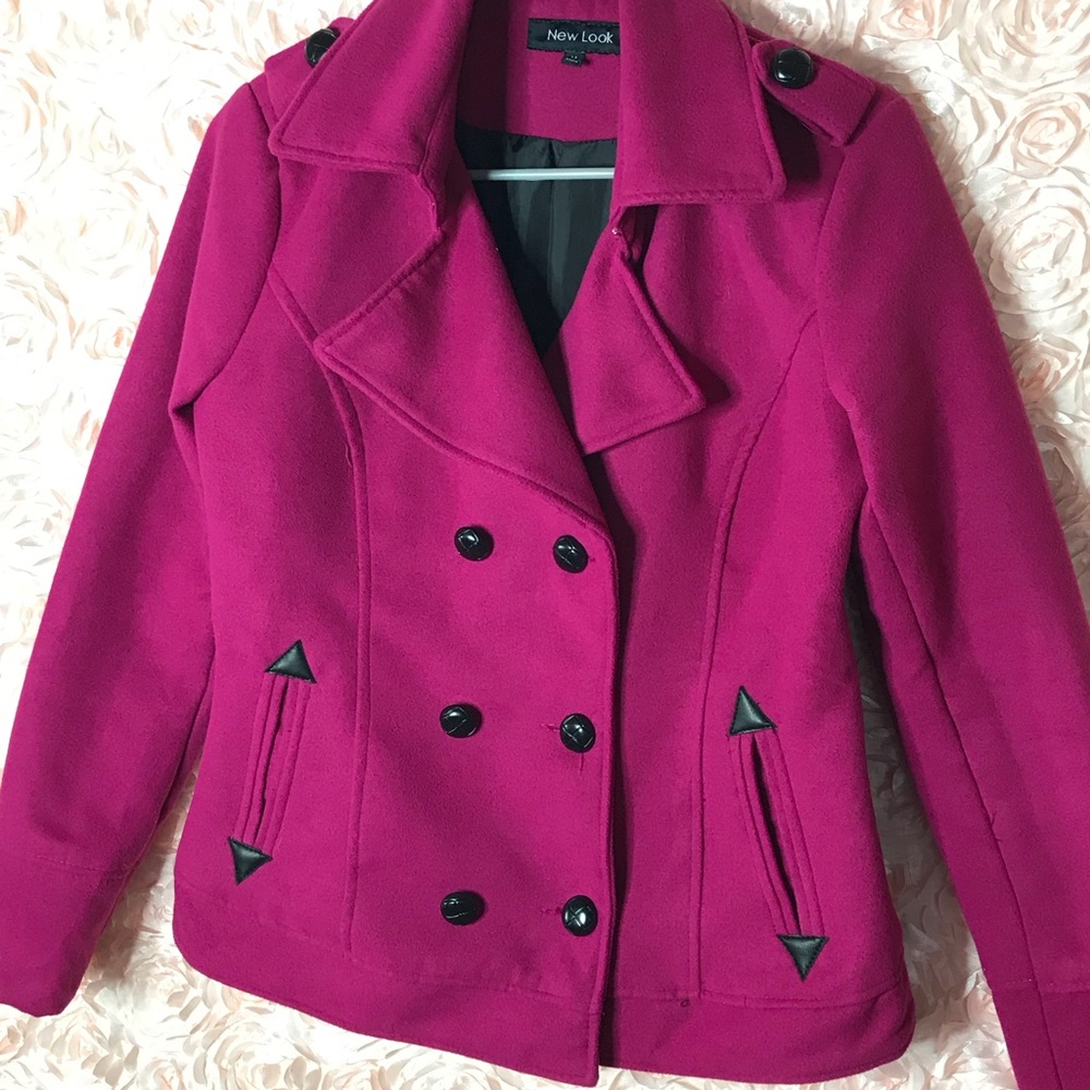 Button up peacoat
